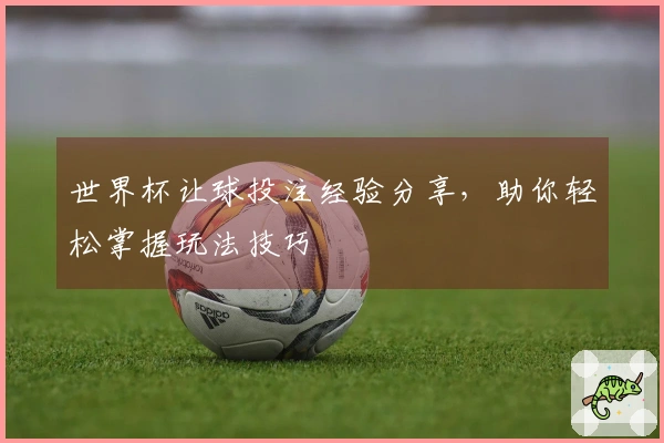 世界杯让球投注经验分享，助你轻松掌握玩法技巧